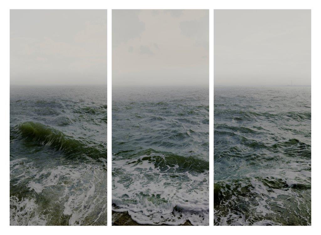 Nadav Kander, Water I, Shoeburyness towards the Isle of Grain, 2015,  Copyright Flowers Gallery